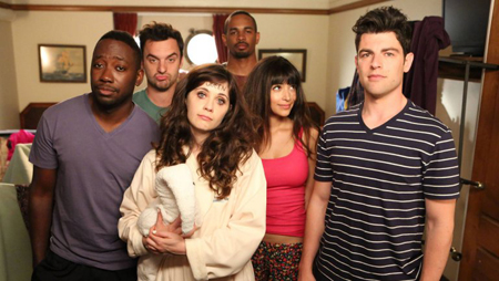 The cast of New Girl.